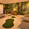 Salon de detente au coeur de la foret